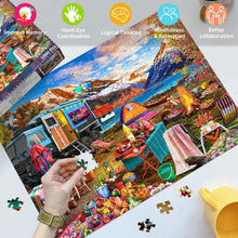 Load image into Gallery viewer, HUADADA Jigsaw Puzzles for Adults 1000 Pieces-Wilderness Journey-1000 Piece Jigs