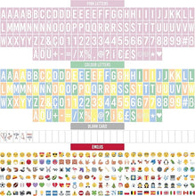 Load image into Gallery viewer, A4 Cinema Light Box with 400 Letters, Symbols & Emojis & 2 Markers, USB Included PINK