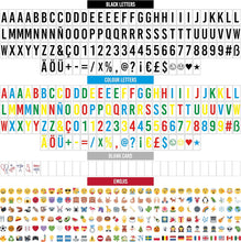 Load image into Gallery viewer, A4 Cinema Light Box with 400 Letters, Symbols & Emojis & 2 Markers, USB Included PINK
