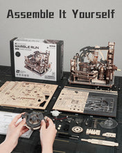 Load image into Gallery viewer, ROKR Marble Runs 3D Wooden Puzzle for Adults, 3D Puzzle Spaceport LGC01