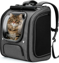 Load image into Gallery viewer, Pecute Cat Backpack Large Space, Cat Carrier Backpack Breathable, Stable Bubble