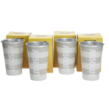 Load image into Gallery viewer, Set of 4 Limited Edition Absolut Vodka Hunni Magic Colour Changing Metal Cups