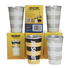 Load image into Gallery viewer, Set of 4 Limited Edition Absolut Vodka Hunni Magic Colour Changing Metal Cups