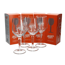 Load image into Gallery viewer, 4 x Aperol Spritz Cocktail Glass Brand new. New Clear design 45cl