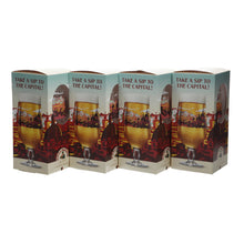 Load image into Gallery viewer, 4 x Ltd Edition Birra Moretti 1 Pint glasses. Pub. Party. Collectables CAPITAL