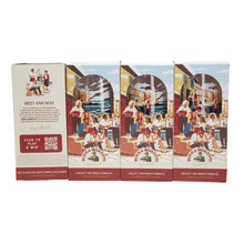 Load image into Gallery viewer, Birra Moretti Ltd edition designs set of 4 pint glasses pub mancave collectable MEET AND SEAT X4