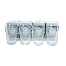 Load image into Gallery viewer, 4 X Bombay Sapphire Highball Glasses, New Design And Boxed NARROWING BASE. BAR