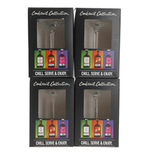 Load image into Gallery viewer, 4 X COCKTAIL COLLECTION GLASSES 100ML COLLECTABLE. STUNNING COCKTAIL GLASSES