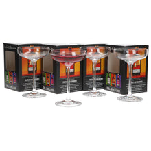 Load image into Gallery viewer, 4 X COCKTAIL COLLECTION GLASSES 100ML COLLECTABLE. STUNNING COCKTAIL GLASSES