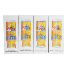 Load image into Gallery viewer, Coors Light Pint 20oz Glasses Embossed New CE Man Cave collectables set of 4