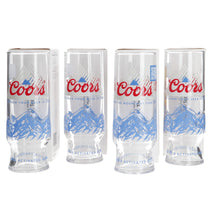 Load image into Gallery viewer, Coors Light Pint 20oz Glasses Embossed New CE Man Cave collectables set of 4