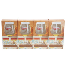 Load image into Gallery viewer, Set of 4 x Cruzcampo Pint Chalice Glasses 20oz Brand New Genuine Pub Man Cave