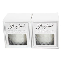 Load image into Gallery viewer, 2 X Freixenet Prosecco Fragranced Candle 200g, New in Sealed Box. GIFT. MAN CAVE