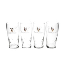 Load image into Gallery viewer, Guinness 2/3rd pint glasses set of 4 mancave pub party collectables