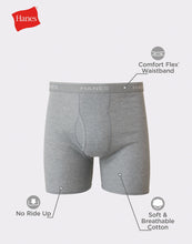 Load image into Gallery viewer, Hanes Men's Tagless Cool Dri Boxer Briefs with ComfortFlex Waistband no ride up XXL