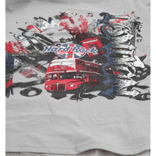 Load image into Gallery viewer, Hard Rock Cafe T Shirts PICCADILLY HRC MENS MASH UP SS CITY TEE GREY LARGE