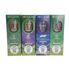Load image into Gallery viewer, Set of 4 Limited Edition Pint Heineken Champions League F1 And Champions Cup Glasses