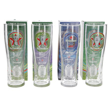 Load image into Gallery viewer, Set of 4 Limited Edition Pint Heineken Champions League F1 And Champions Cup Glasses