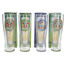 Load image into Gallery viewer, Set of 4 Limited Edition Pint Heineken Champions League F1 And Champions Cup Glasses