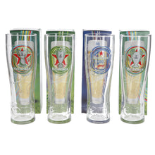 Load image into Gallery viewer, Set of 4 Limited Edition Pint Heineken Champions League F1 And Champions Cup Glasses