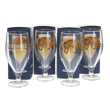 Load image into Gallery viewer, Set Of 4 x Heverlee Belgian Beer Pint Glasses Brand New Genuine PARTY MAN CAVE