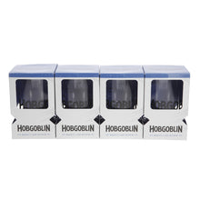 Load image into Gallery viewer, 4 X Hobgoblin Stubby Pint Glasses Gift Boxed Brand New Style Halloween glass