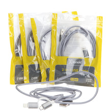 Load image into Gallery viewer, USB Cable 2 In 1 iPhone And Micro USB Device Charge And Sync 1.5m pack of 5