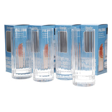 Load image into Gallery viewer, Jimador Tall slim cut glasses 15.5cm tall set of 4 collectables bar mancave