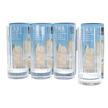 Load image into Gallery viewer, Jimador Tall slim cut glasses 15.5cm tall set of 4 collectables bar mancave
