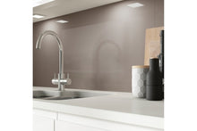 Load image into Gallery viewer, AluSplash Double-Sided Splashback Aluminum & Latte 800 x 900mm