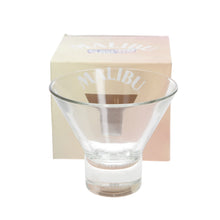 Load image into Gallery viewer, 6 X MALIBU MARTINI GLASS ENGRAVED COCKTAIL BOXED PARTY NEW