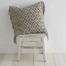 Load image into Gallery viewer, Pineapple Elephant Macrame Hand Knotted Diamond 100% Cotton Cushion Cover