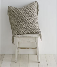 Load image into Gallery viewer, Pineapple Elephant Macrame Hand Knotted Diamond 100% Cotton Cushion Cover