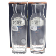 Load image into Gallery viewer, 2 x Angelo Poretti Italian 1L Clear Decanter Carafe Pitcher In Gift Box. Bar