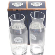 Load image into Gallery viewer, 2 x Angelo Poretti Italian 1L Clear Decanter Carafe Pitcher In Gift Box. Bar
