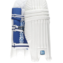Load image into Gallery viewer, Players Edition Cricket Batting Pads SKT Cricket Guards Batting Guards White