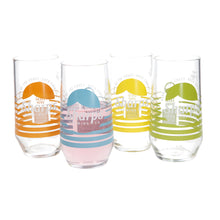 Load image into Gallery viewer, Sharps brewing co pint glasses multi coloured set of 4 collectables mancave