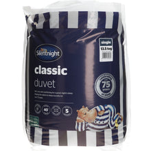Load image into Gallery viewer, Silentnight Duvet Single Classic Soft Cosy Quilt 13.5 tog