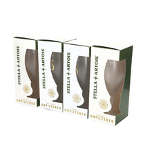 Load image into Gallery viewer, 4 x Stella Artois Special Edition Frosted Glasses 1/2pint collectables mancave