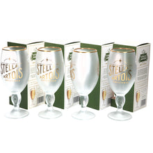 Load image into Gallery viewer, 4 x Stella Artois Special Edition Frosted Glasses 1/2 Pint mancave collecatbles