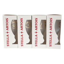 Load image into Gallery viewer, Stella Artois Frosted Chalice Championships Wimbledon mancave pub bar set of 4