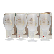 Load image into Gallery viewer, Stella Artois Frosted Chalice Championships Wimbledon mancave pub bar set of 4