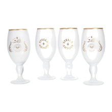 Load image into Gallery viewer, Stella Artois Frosted Chalice Championships Wimbledon mancave pub bar set of 4