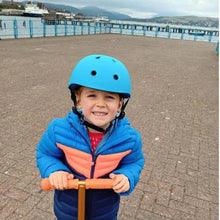Load image into Gallery viewer, Blue Kids Helmet for Scooters and Bikes RollerMAX size medium