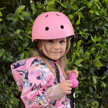 Load image into Gallery viewer, Pink Kids Helmet for Scooters and Bikes RollerMAX size medium