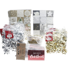 Load image into Gallery viewer, New Christmas Bows AND Tags multipacks Christmas Presents Decorations. BUNDLE
