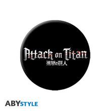 Load image into Gallery viewer, Attack On Titan Characters Button Badge 5 pack . Collectables