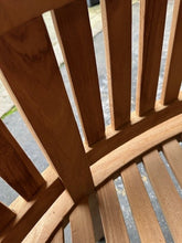 Load image into Gallery viewer, Teak Garden Furniture San Francisco curved Bench ( Seconds )