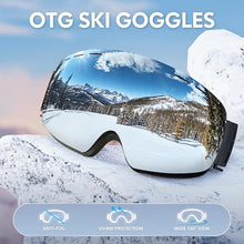 Load image into Gallery viewer, DADA-PRO Ski Goggles Mens Women Skiing Goggles Adults Over Glasses OTG Anti Fog