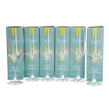 Load image into Gallery viewer, Gordons Gin Spritz Edition Flute Glasses set of 6 collectables mancave bar pub